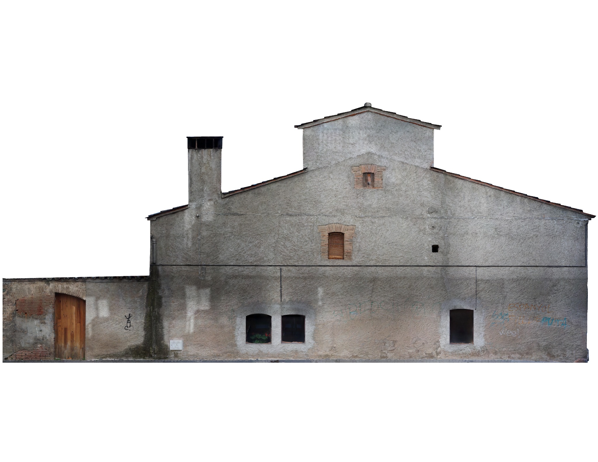 Ortoalçat fotogramètric d'una façana